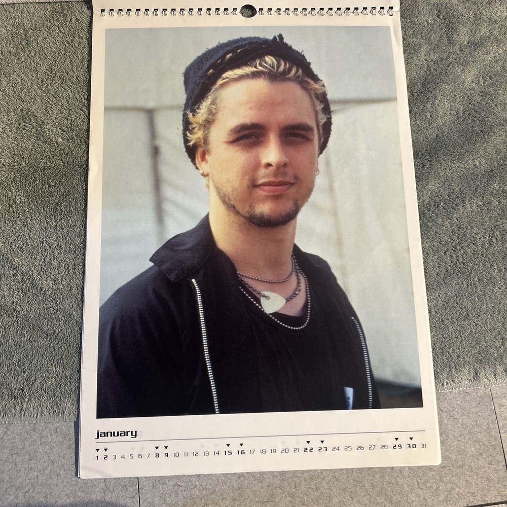 Green Day 2000 Calendar RARE!