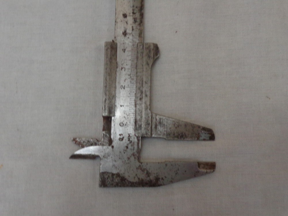 Vernier Caliper Vtg Soviet Precision Measuring Tool Micrometer Slide Ruler USSR