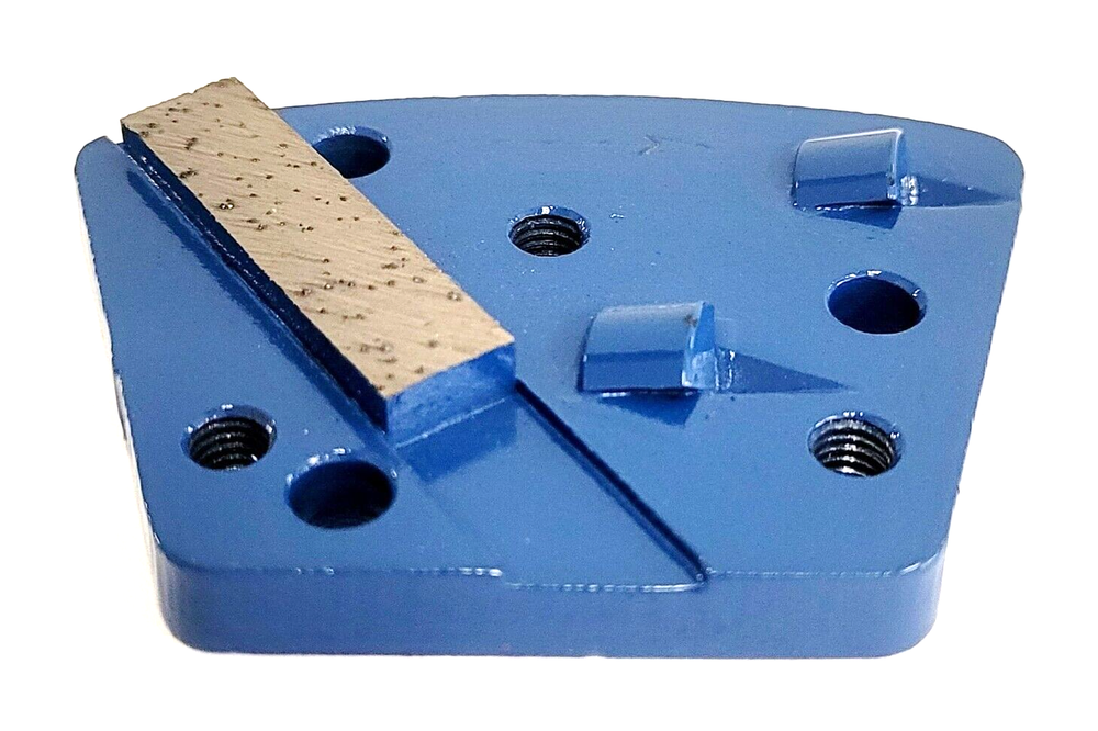 3PK Double Quarter Round PCD Grinding Disc With One Segment - Counter Clock