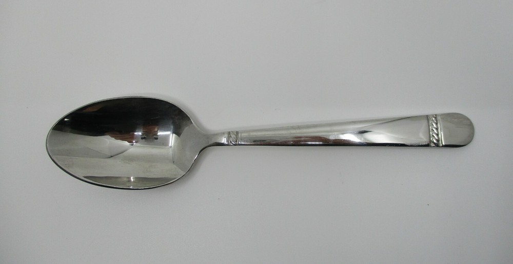 REED BARTON STAINLESS BRIGHTON PLACE OVAL SOUP SPOON   - 7"    04F