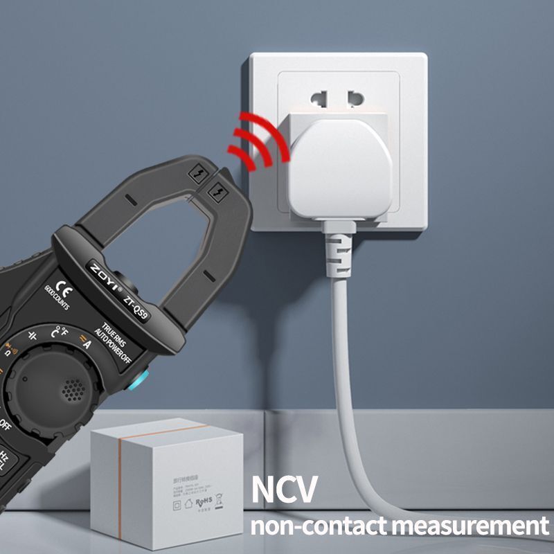 Clamp Multimeter DC T-RMS 6000 Counts Meter Tester Digital Voltmeter Diode Meter