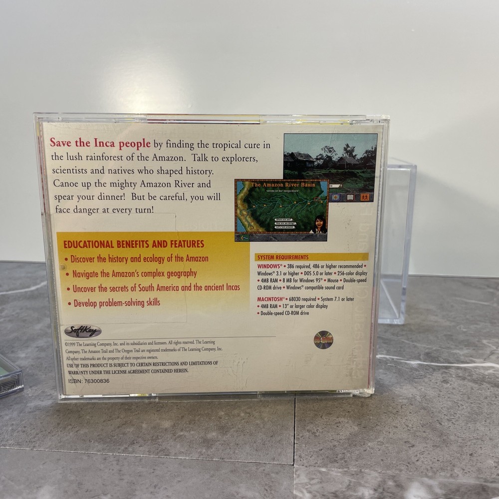 The Learning Company Amazon Trail & Amazon Trail 3rd Ed for PC, Unix, Mac, Linux