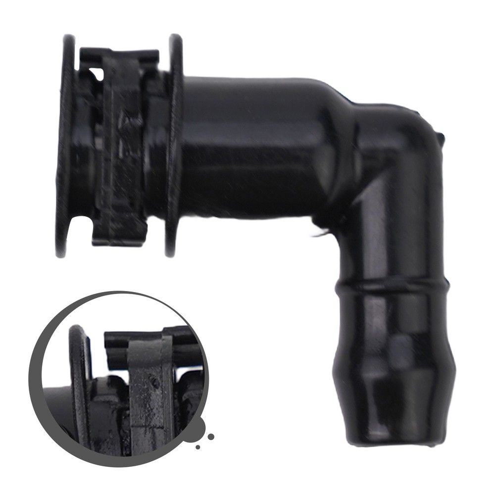 Practical Headlight Washer Connector Elbow Car Accessories Accessories Black