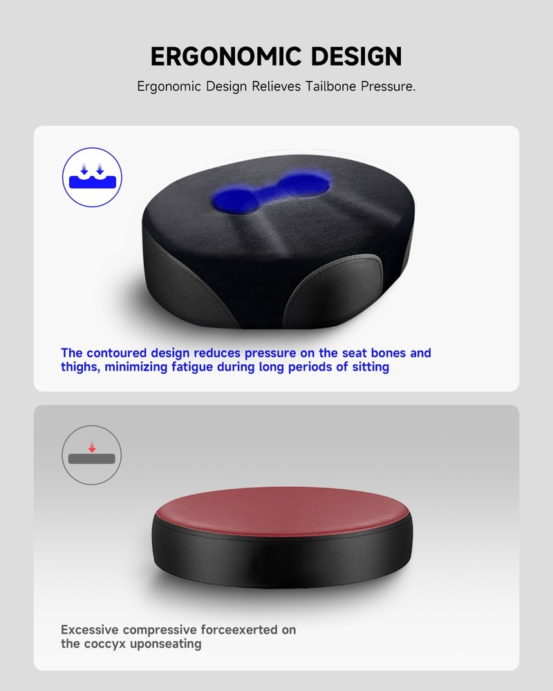 Donner Saddle Drum Throne, Drum Stool with Thickened Memory Foam Ergonomic Seat