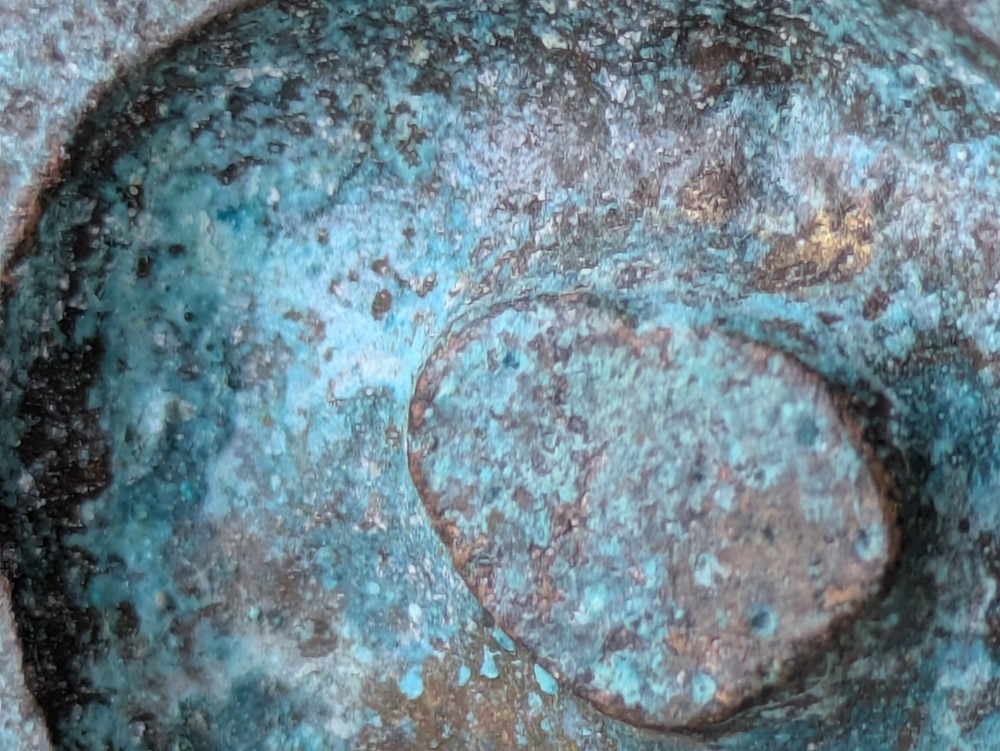 1967 "Antico" Eye by Jerome & Evelyn Ackerman Hand-cast Solid Brass Pull