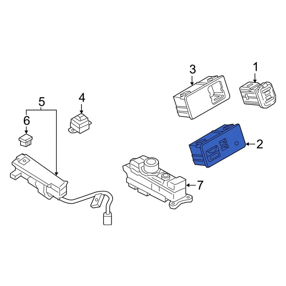Mazda TK78669U0E Audio Auxiliary Jack