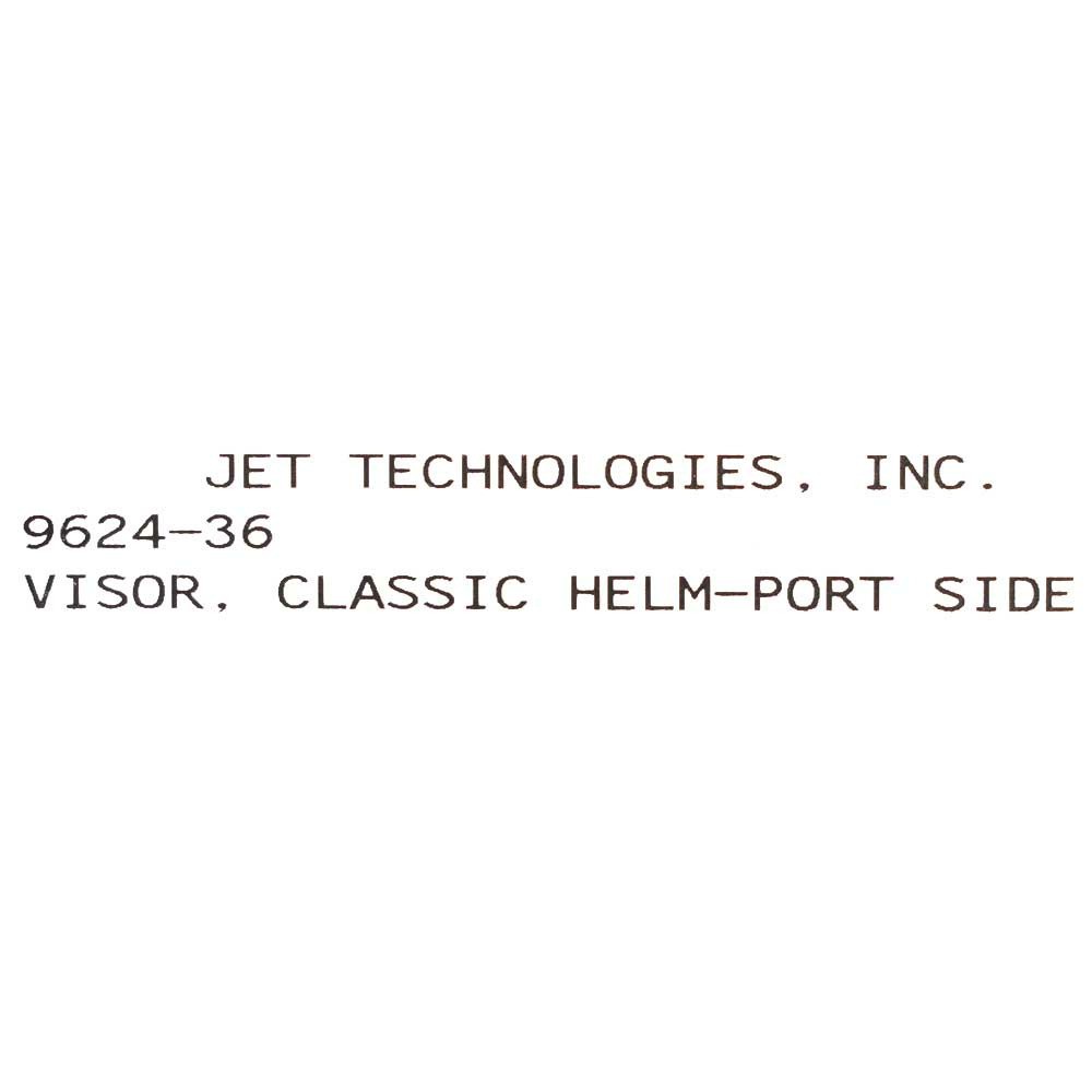 Crest Pontoon Boat Brow Panel 9624-36 | Classic 210 Black Visor