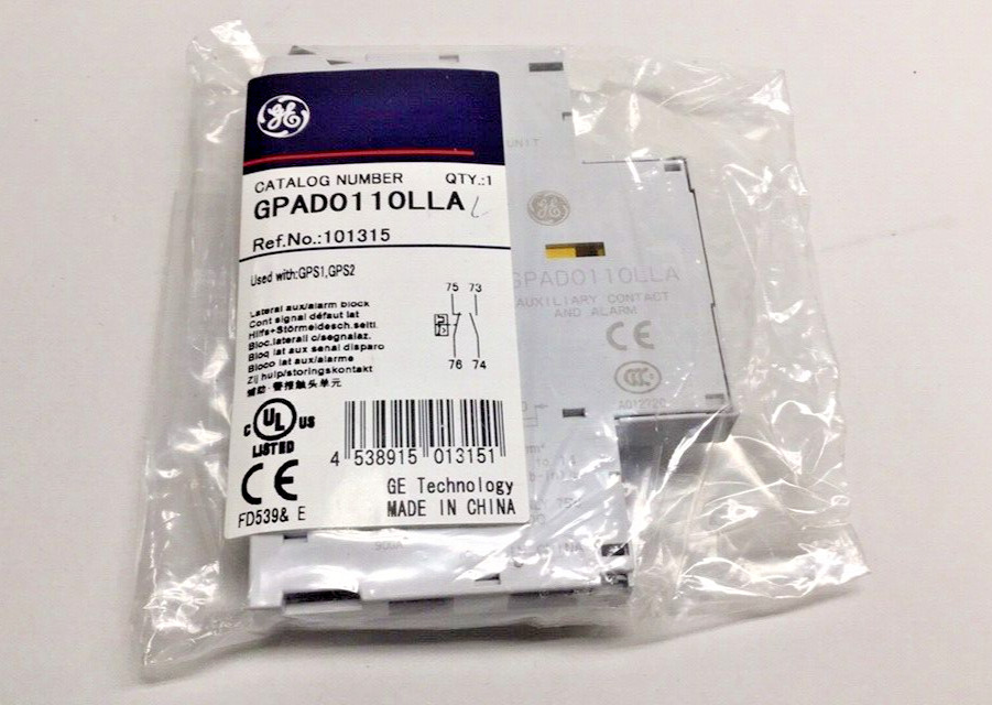 GE GPAD0101LLA Auxiliary Contact
