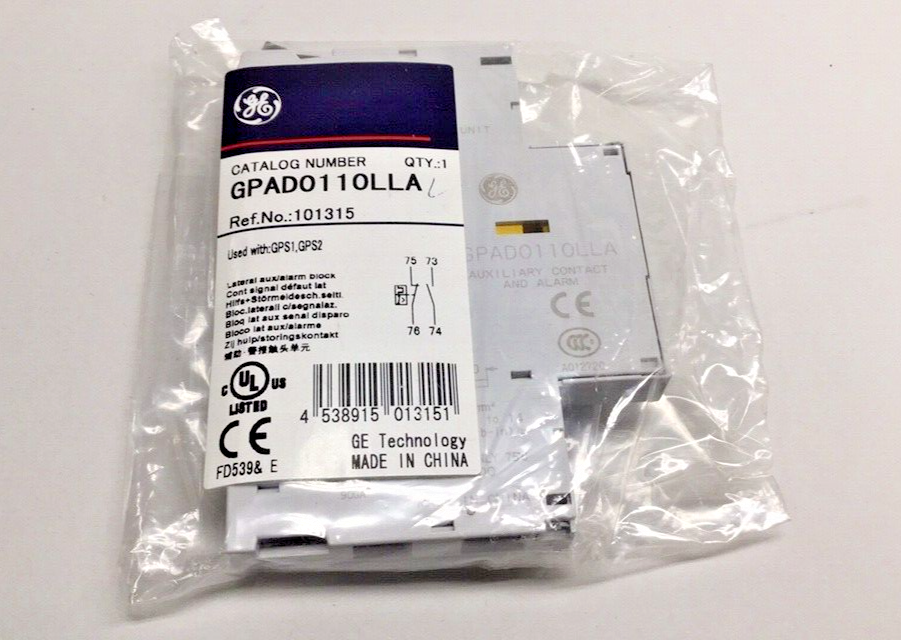 GE GPAD0101LLA Auxiliary Contact