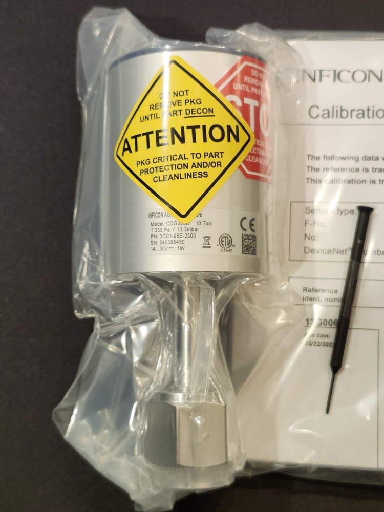 Inficon Sky Capacitance Manometer CDG025D - 10 Torr