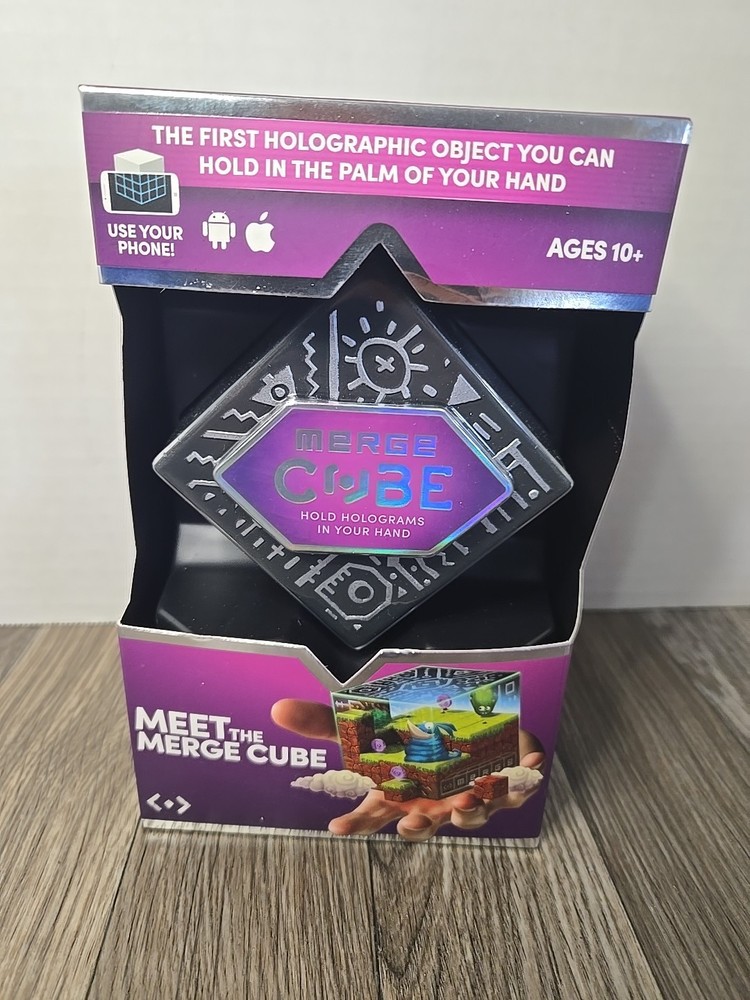 Meet The Merge Cube AR/VR Virtual Apps & Games IPhone Android Holographic Fun