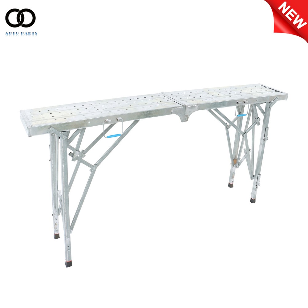 Scaffolding, Adjustable Height Work Platform Scaffold Tower Ladder Stool 1.8M