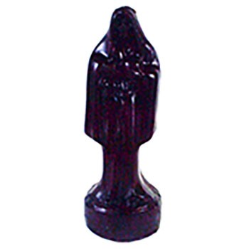 10" Black Holy Death candle