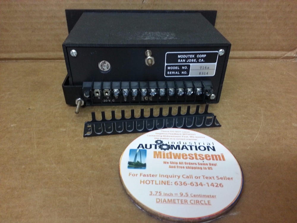 NEW MODUTEC T16A MICROTIME SERIES TIMER MINUTES/SECS SHIPS SAME BUSINESS DAY