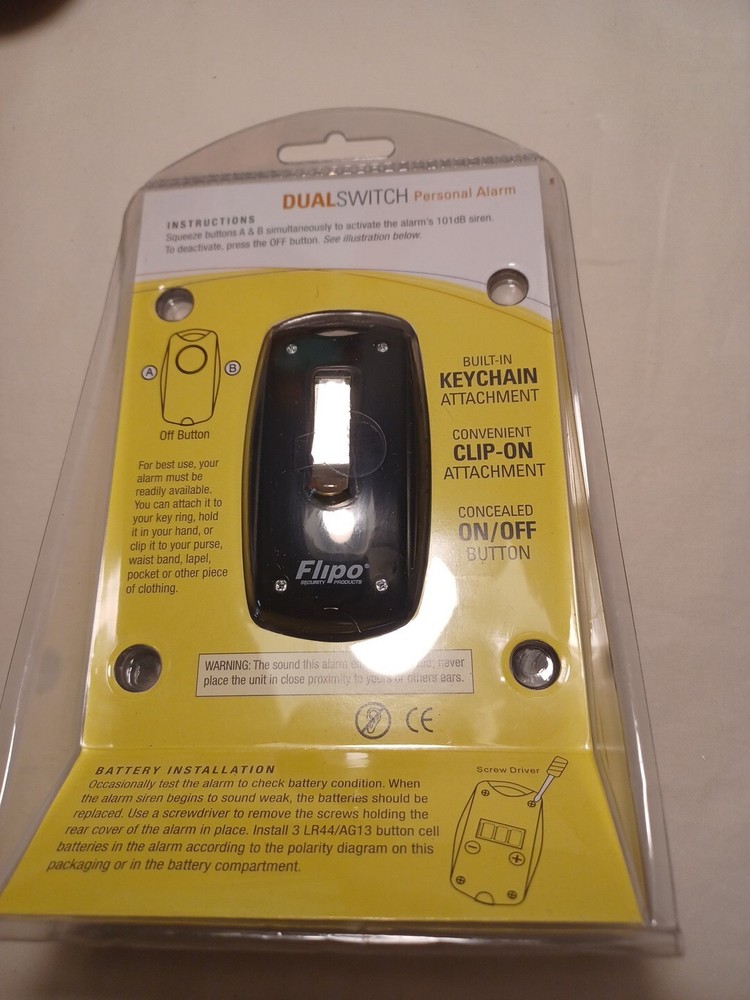 Flipo Dualswitch Personal Alarm Safety Security