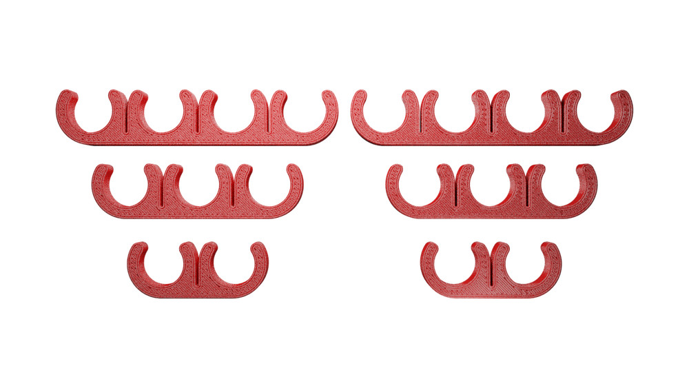 Red Nylon 10mm Spark Plug Wire Separator Set