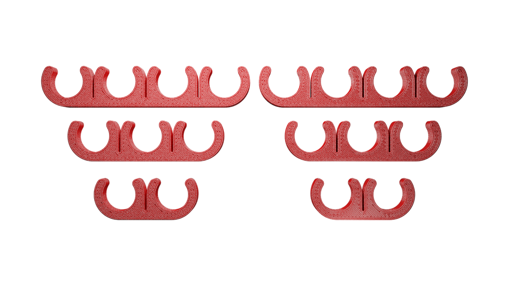 Red Nylon 10mm Spark Plug Wire Separator Set
