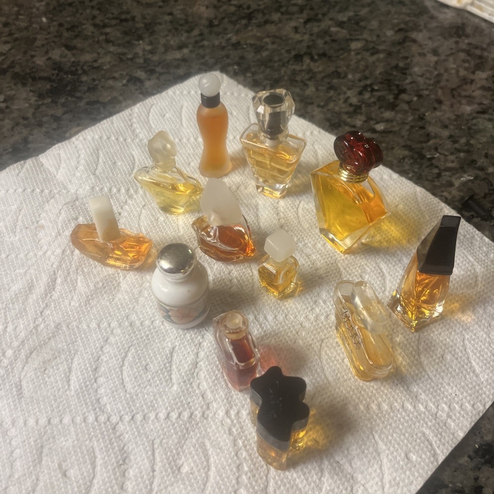 12 womens perfume miniatures lot