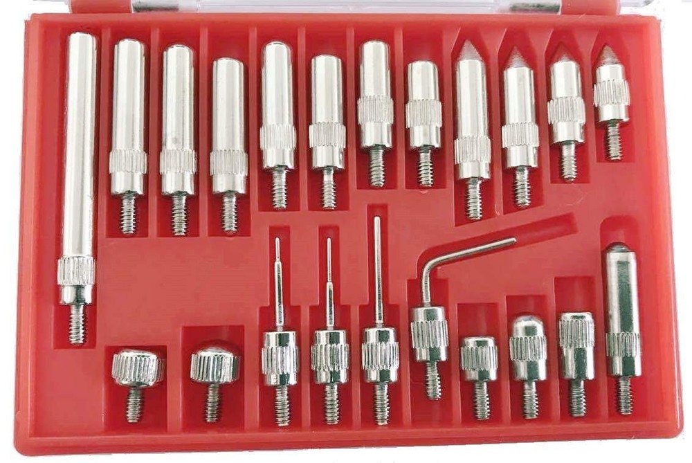 LLDSIMEX 22 Piece Dial Electronic Indicator Point Set-inch Thread 4-48