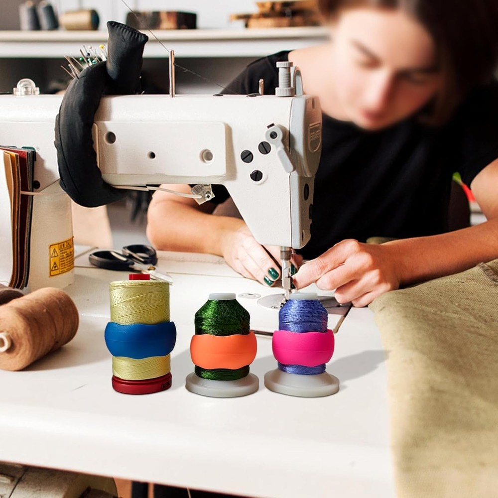 Simthread 150PCS Embroidery Thread Holder - Keep 150pcs Spool Huggers