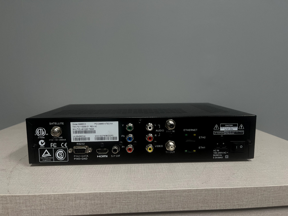 Cisco D9865-D Satellite Receiver - No Remote