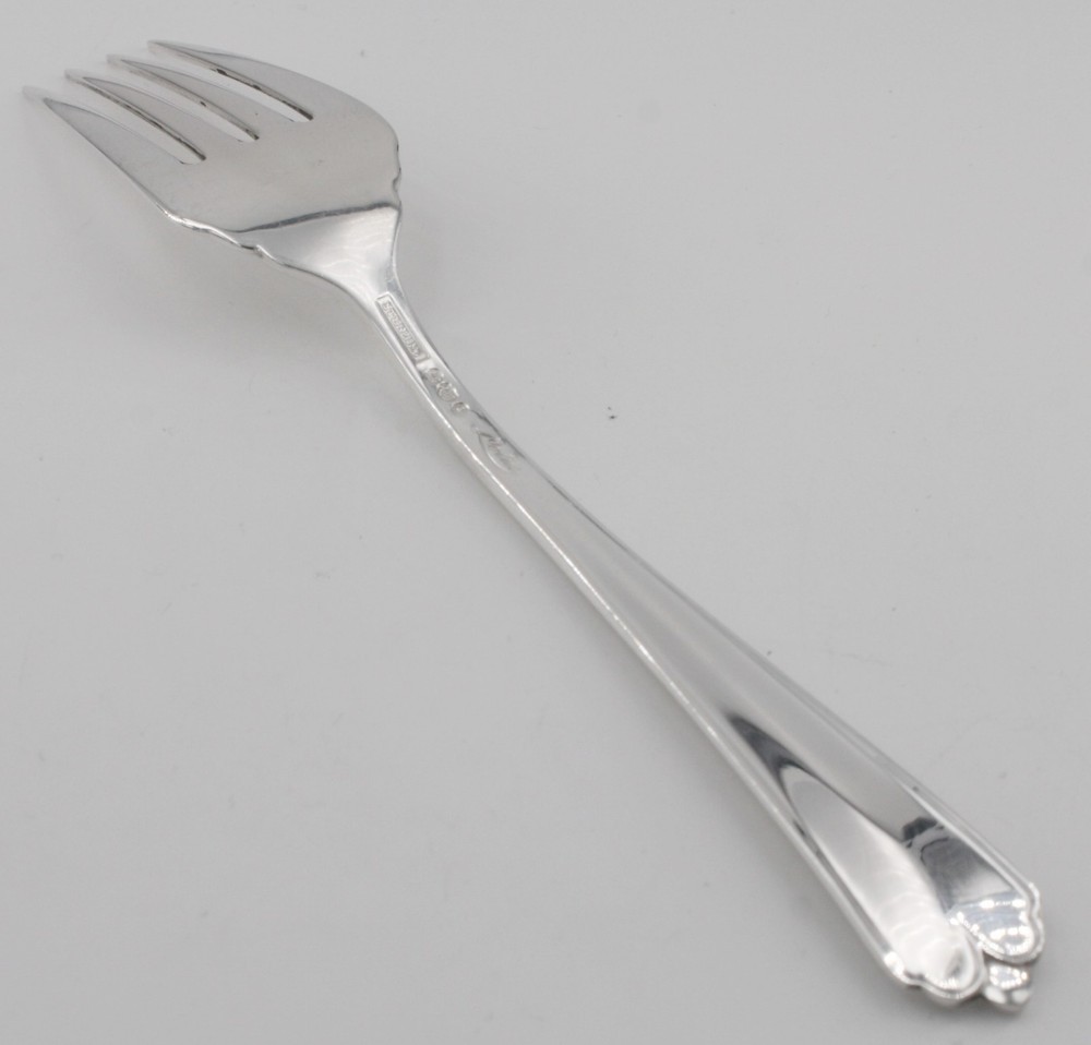 Sterling Silver Watson Lotus Salad Fork