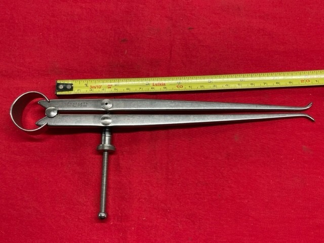 Starrett 73B-8 Yankee Spring-Type Inside Caliper, 8" Size, Spring Nut IN STOCK