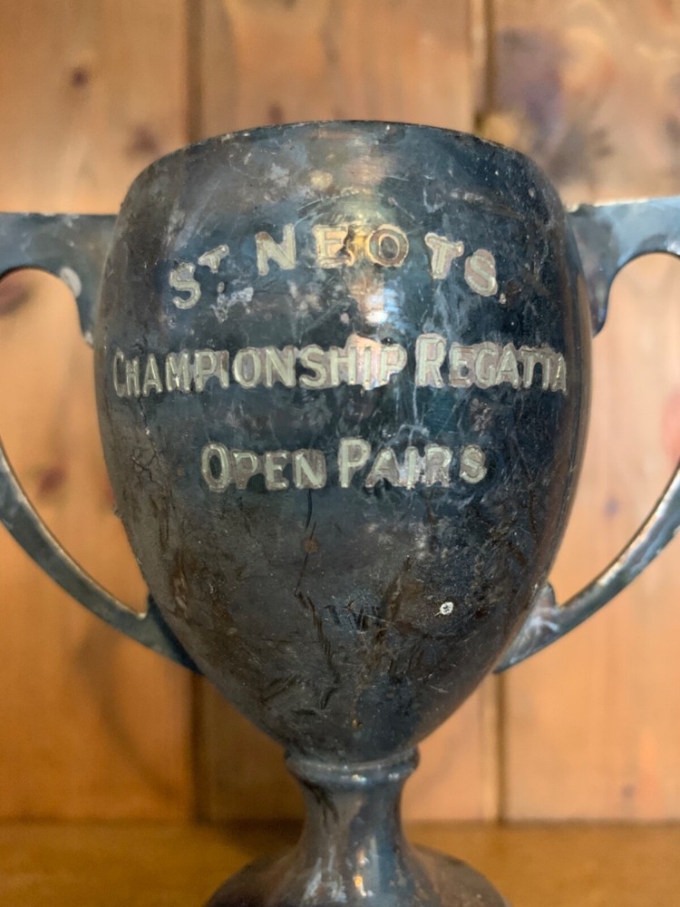 St Neots Rowing vintage silver plate trophy