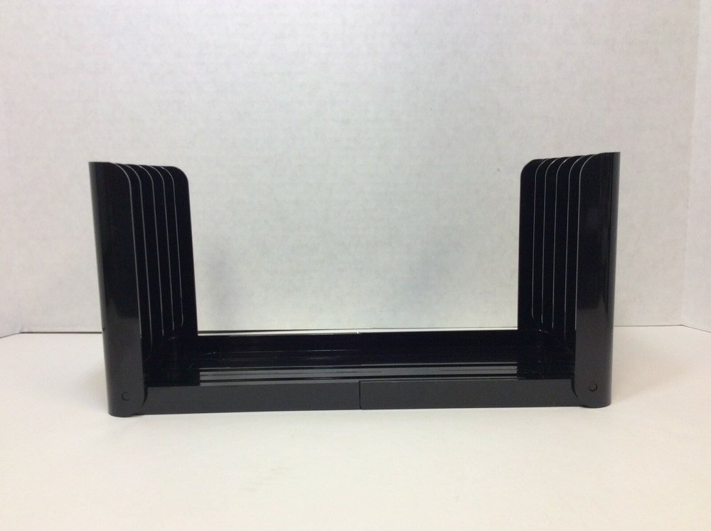 Business Source, File Holder, Black, Plastic, Adjustable, 26374, 1/Box,