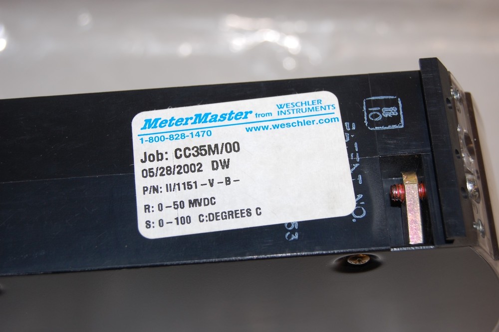 METER MASTER 11/1151-V-B- VERTICAL PANEL METER