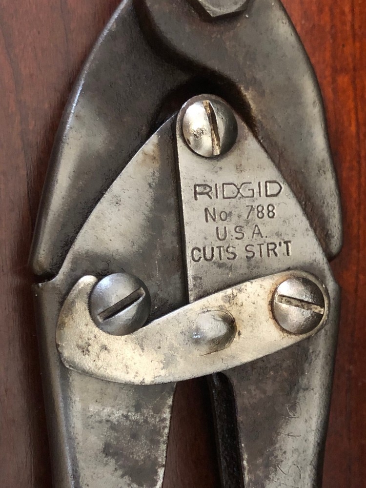 Ridgid Tools-Aviation Snips #788 Straight Cut