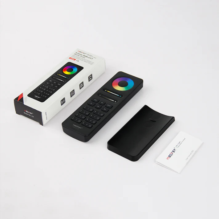 Miboxer C8-B - 8-Zone RGB+CCT Remote (Black)