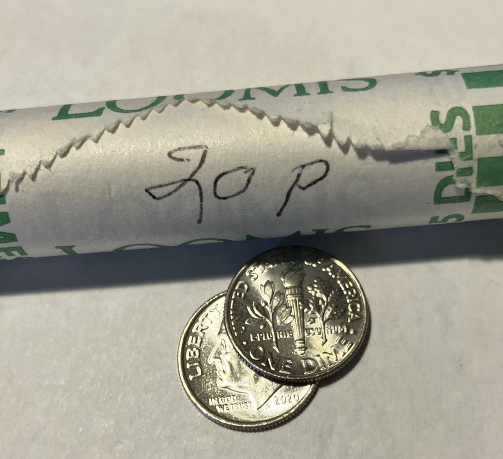 2020 P-ROOSEVELT DIME UNC FROM ROLL