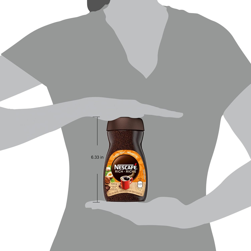 Rich Instant Coffee, 100G (Hazelnut)