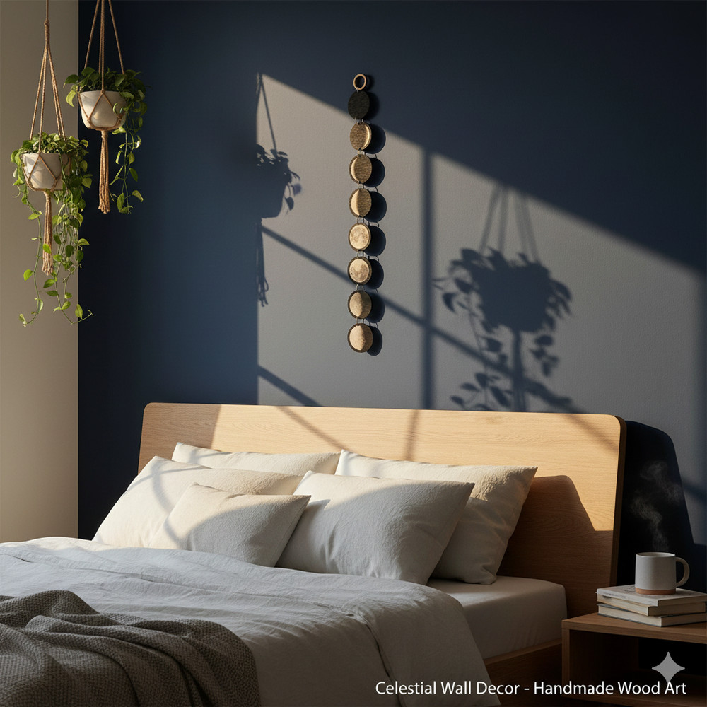 Moon Phases Linked Wall Art