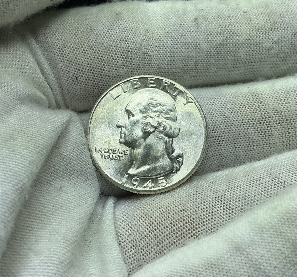 1945-P Washington Quarter  BU G376
