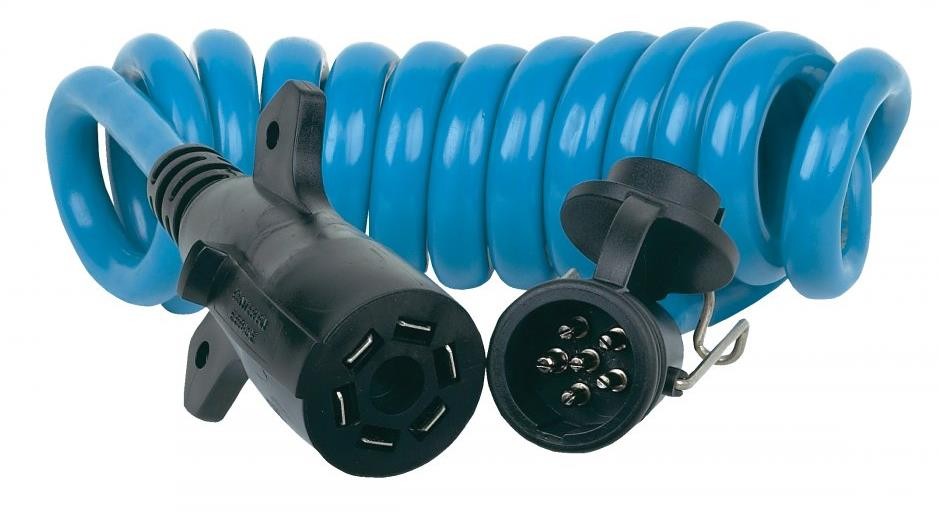 Hopkins Towing Solutions 47085 Flex-Coil 7 RV Blade to 6 Pole Round Adapter (Cen