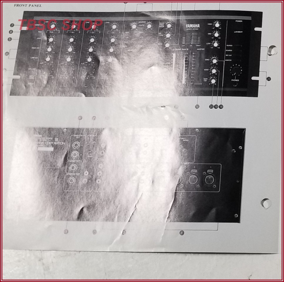 Yamaha MV422 Multi-Source Mixer Sales Brochure