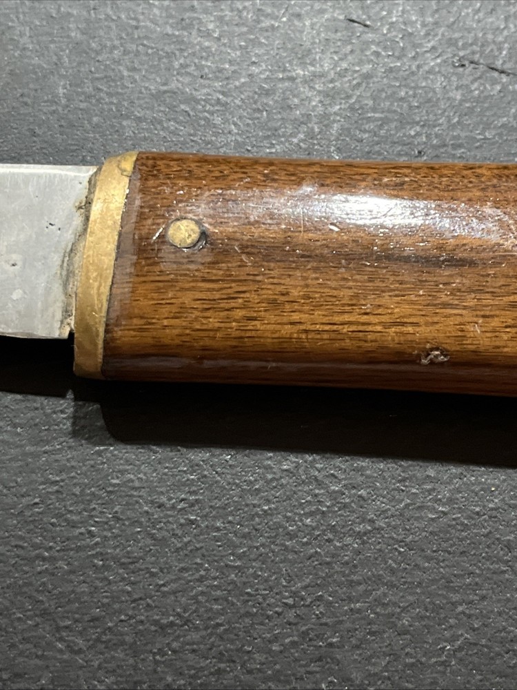 Old Primitive Forged Hand Made Knife 9” Blade