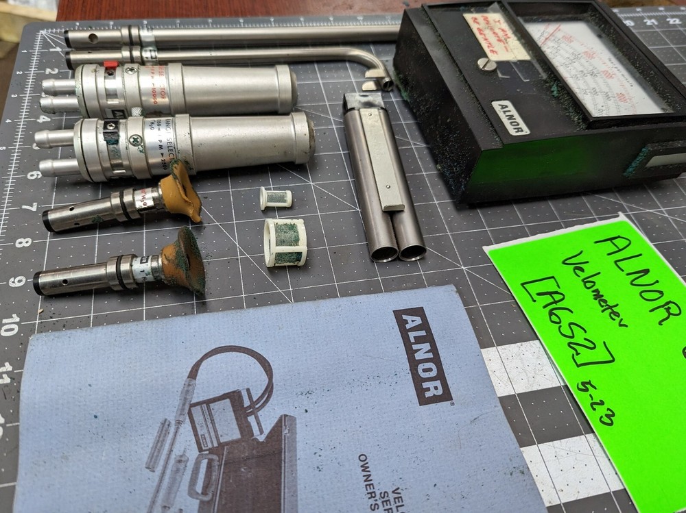 Alnor Velometer Air Velocity Flow Meter 6000 Series MISSING CASE Untested [A6S2]