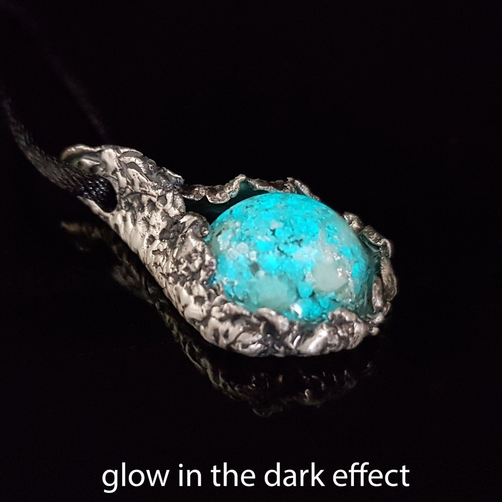Powerful silver orgonite pendant, Diamonds, Herkimer, Diamonds, enchanted amulet