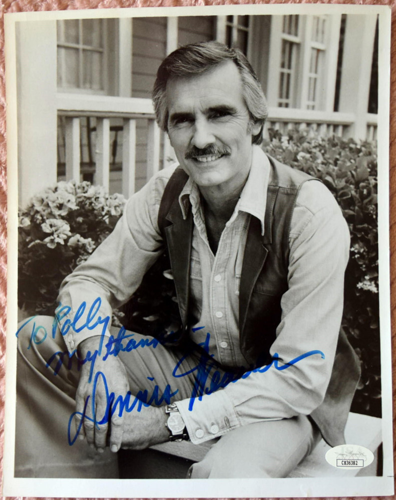 Dennis Weaver Hand Signed Photo JSA COA 8"X10"