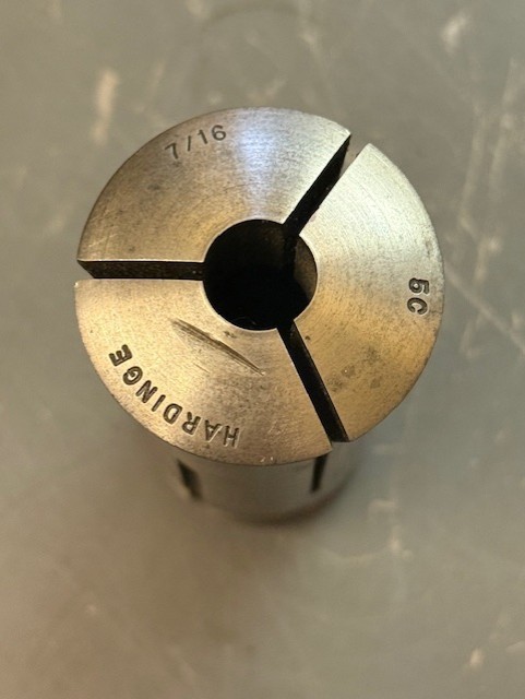 Hardinge 7/16" Round 5C Collet