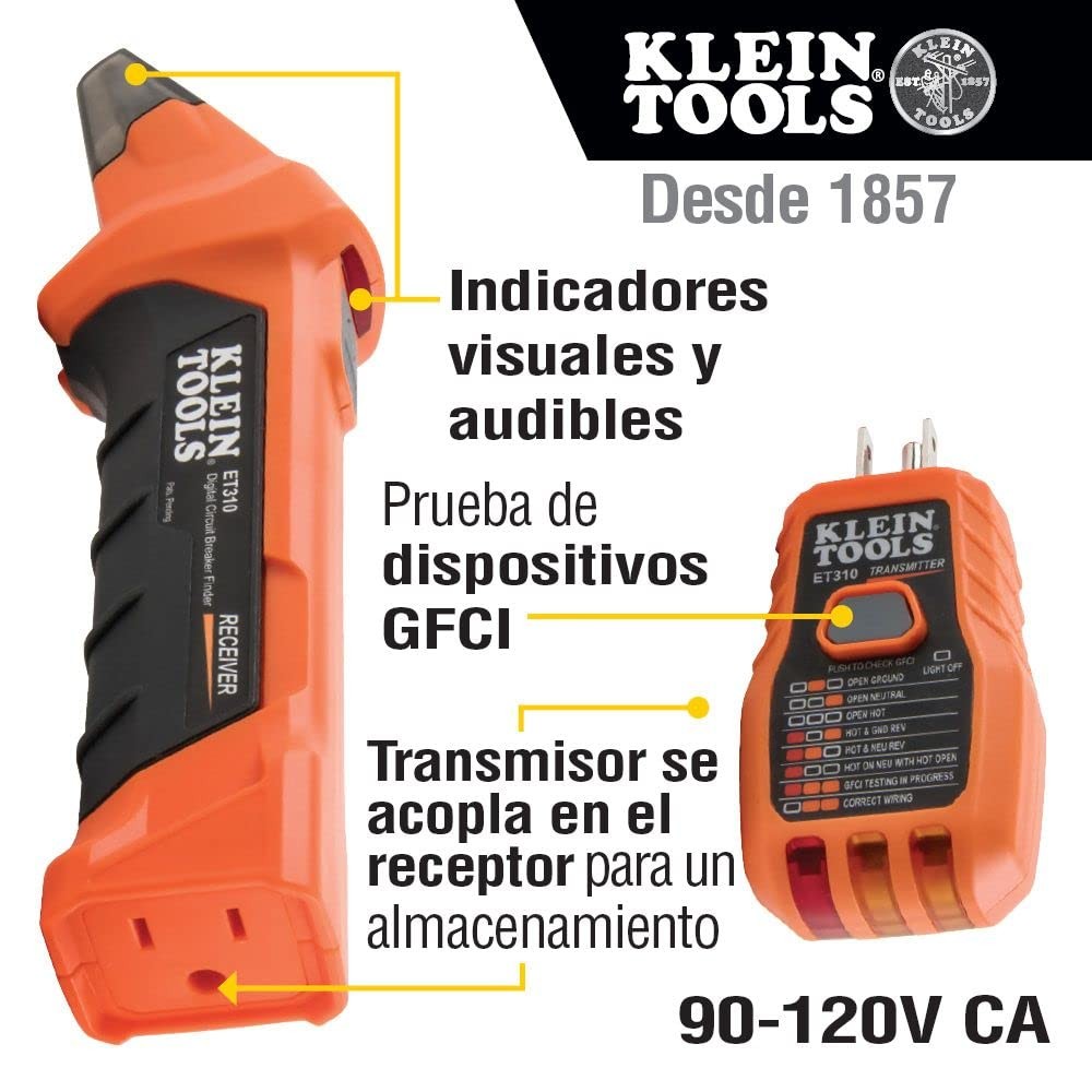 Klein Tools Electrical Test Kit with Digital Multimeter (MM300) and Green,Red