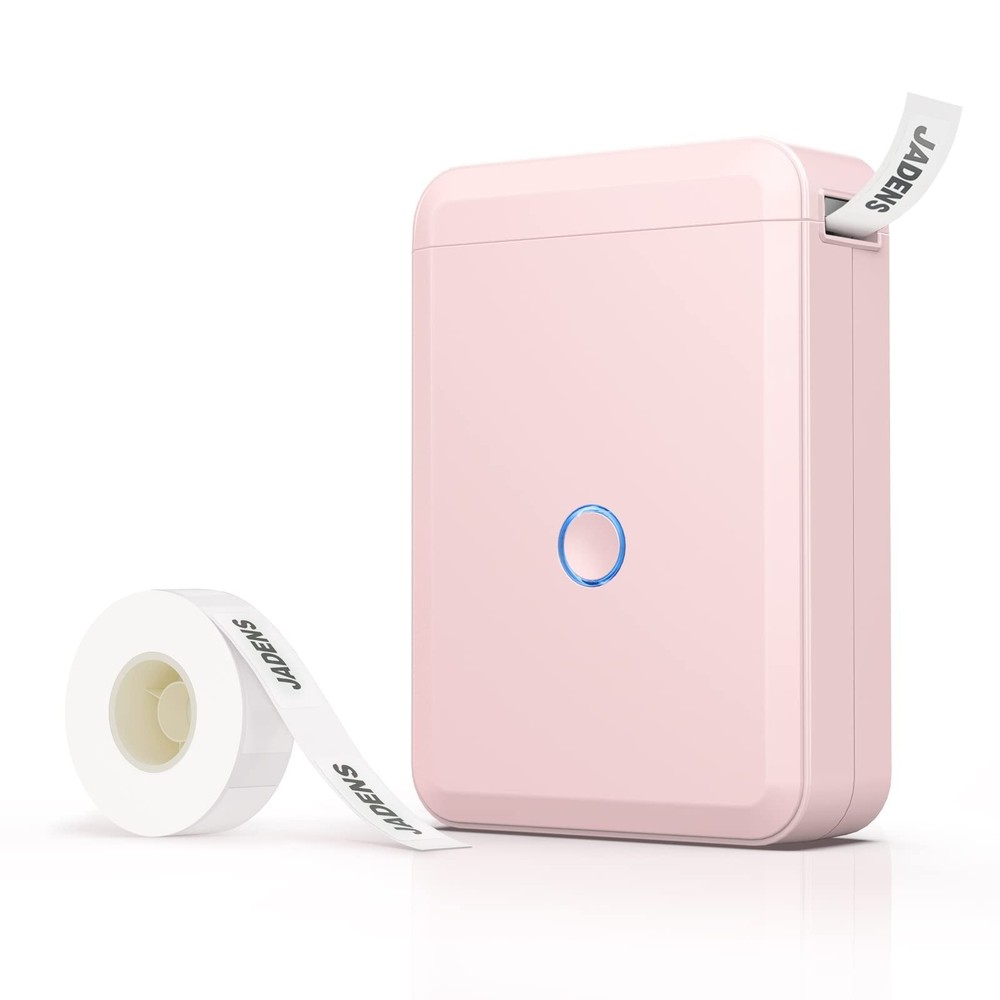 JADENS Label Maker Machine with Tape, Portable Bluetooth Label Printer for St...