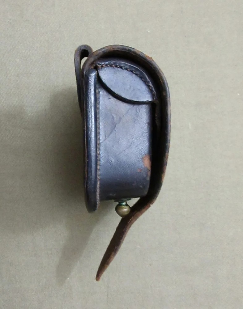 Fine Civil War Cap Box - Complete w/ Wool & Cone Pick