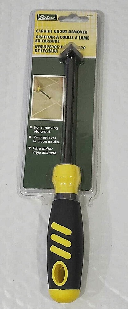 NEW ~ Richard Grout Remover With Carbide Triangular Blade 05035
