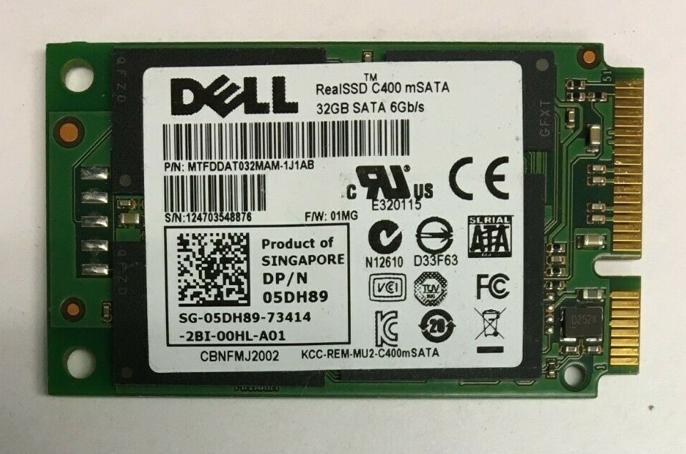 32GB mSATA SSD mixed brands