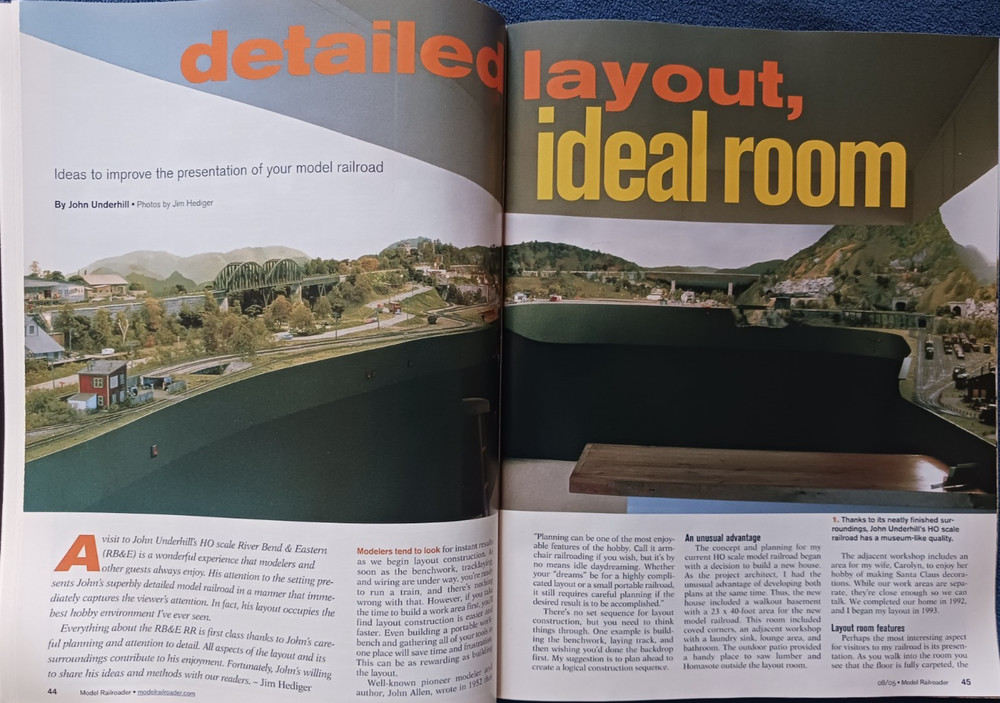Model Railroader Magazine - August 2005 Issue - Sectional G-Scale Layout