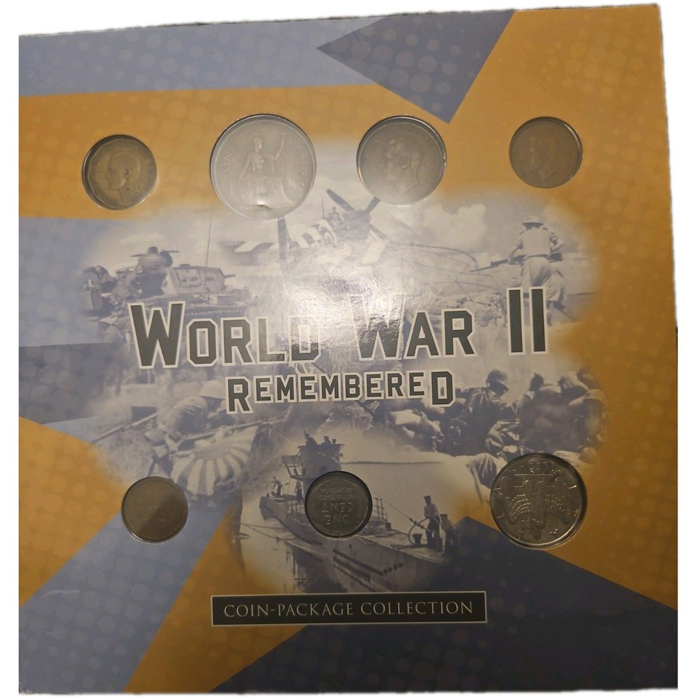 World WAR II RemembereD Coin Package Collection